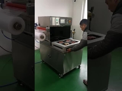 empaquetadora de la piel del vacío de Tray Sealing Machine Meal 450KG de la comida de 100m3 H