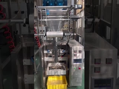 Máquina de embalaje de bolsas de arroz, granos, nueces y frutas totalmente automática con pesaje eléctrico de 4 cabezas