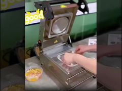 Selladora de bandejas redonda