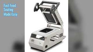 Selladora de Bandejas de Comida Rápida DQ2 Acero Inoxidable Fácil Uso