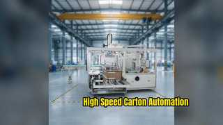 Máquina formadora de cartón automática de alta velocidad CHIC CH 05