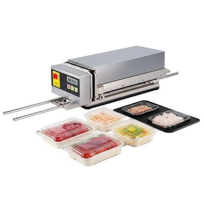 Customizable Manual Sealer Machine DQ160A with Adjustable Temperature Control and Ergonomic Handle for Food Trays