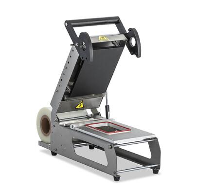 Customizable Manual Edge Cutting Sealer Machine CH-FR160A with Adjustable Temperature Control, Ergonomic Handle, and Stainless Steel Construction for Food Trays