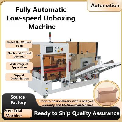 Fully automatic vertical cardboard box forming unboxing and sealing machine KXJ-01 automatic unboxing and sealing machine, corrugated cardboard box unboxing machine