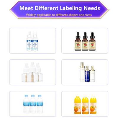 Full automatic double head magnetic pump filling screw cap spray code labeling integrated machine Z200 alcohol perfume mineral water filling