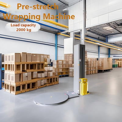 Manufacturer Fully Automatic Pre-stretch Pallet Wrapping Machine Stretch Film Customizable  Wrapper