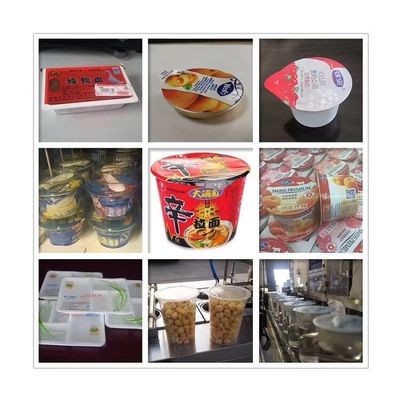 1 Heads Rotary 250KG Water Cup Sealing Machine 50g Plastic Cup Packing Machine
