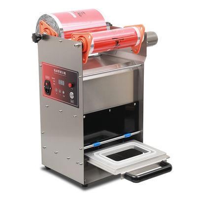 Plastic Material Tray Electric Sealer DF300T High Quality Hand Pressure Fast Food Box/Tray Sealer Machine