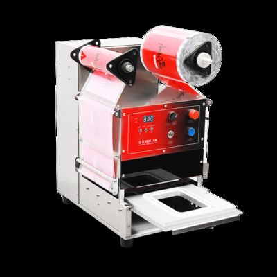 Venta directa de fábrica Máquina de sellado automático de bandejas de alimentos de acero inoxidable DF250TA con controlador electrónico de temperatura y dimensión del molde personalizable