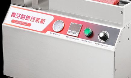 Vacuum Skin Sealing Machine with Food Grade 304 Stainless Steel and 6061 Anodized Aluminum Mold for Fast Food Box Sealing