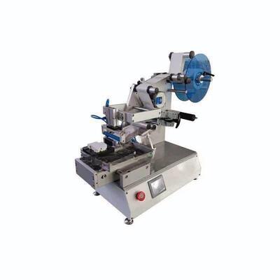 Manufacturer's direct supply of small semi-automatic flat labeling machine CH-615 plastic part labeling machine, cotton swab box labeling machine