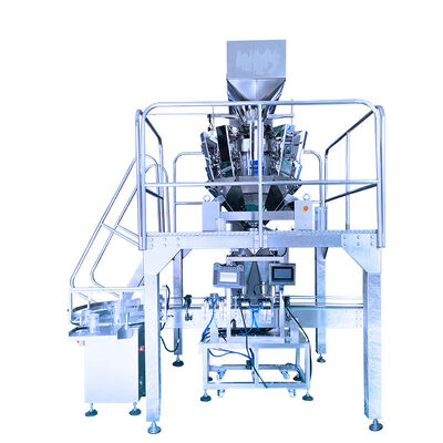 Balanza combinada de alta productividad totalmente automática para gránulos y patatas fritas, máquina de llenado CH-GGGZ