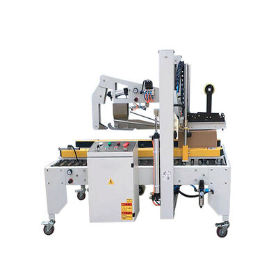 Fully Automatic Adaptive Flat Folding Carton I-shaped Taping Four Side Sealing Express Packing Sealer for Logistic Warehouse